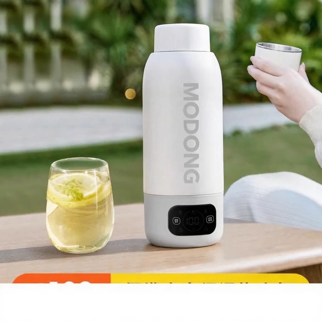 Prenosný elektrický cestovný hrnček na varenie vody 600ml, vnútro z 316 nehrdzavejúcej ocele