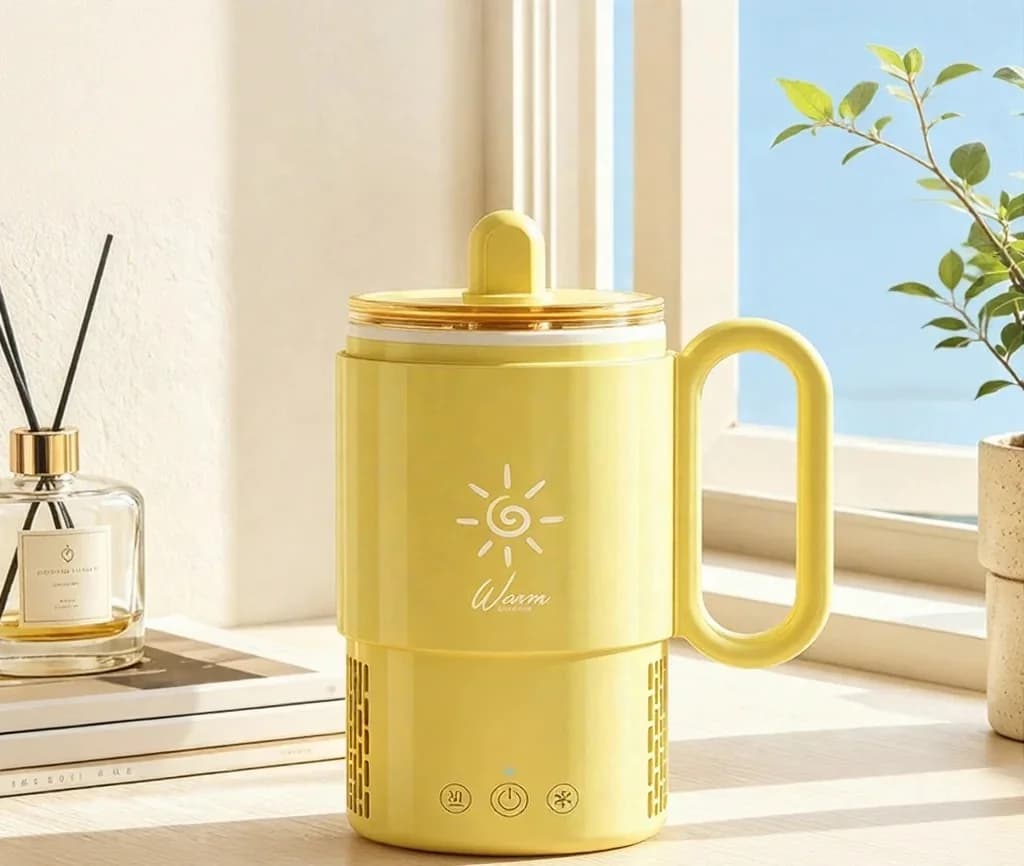Mini chladiaci a ohrievací hrnček 450mL 36W dotykové ovládanie