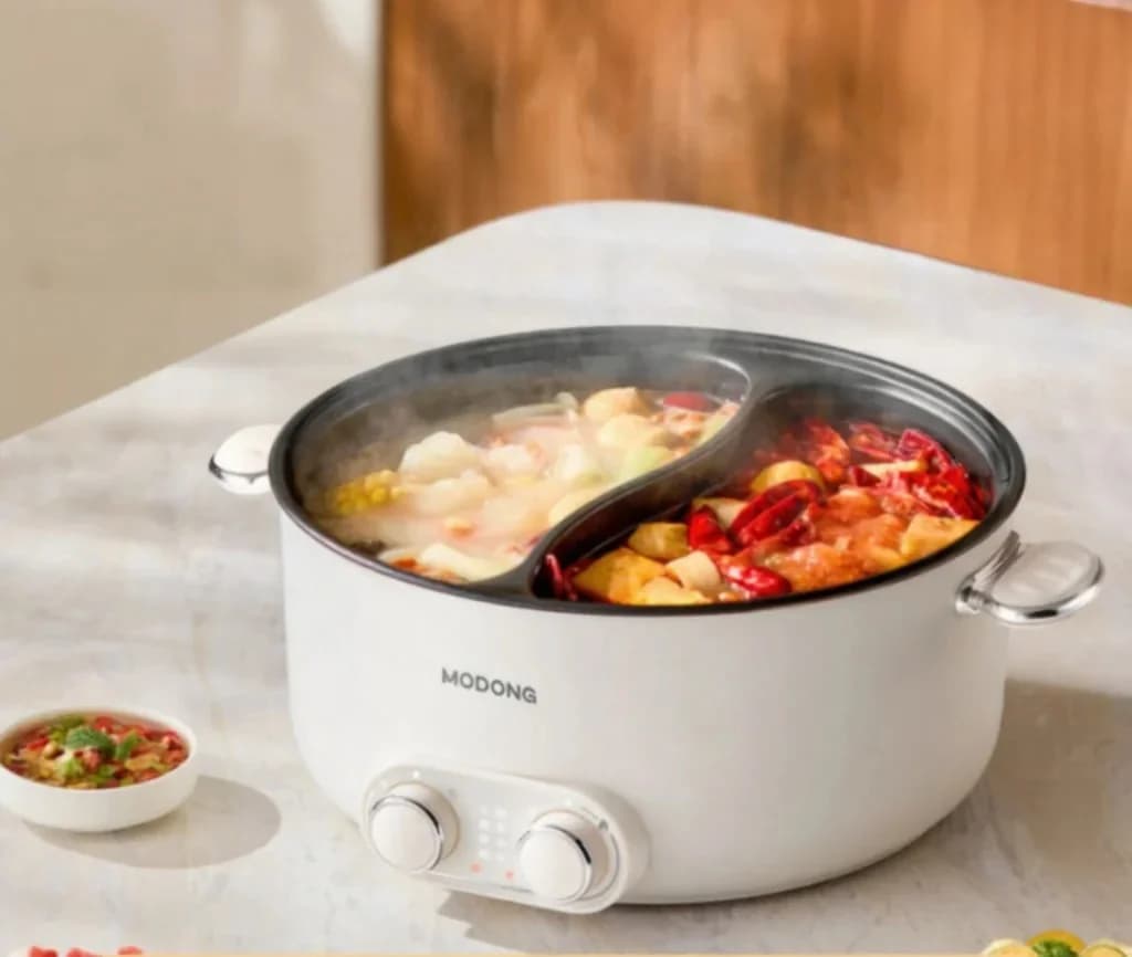 6L dvojzónový elektrický hotpot s nezávislou reguláciou teploty