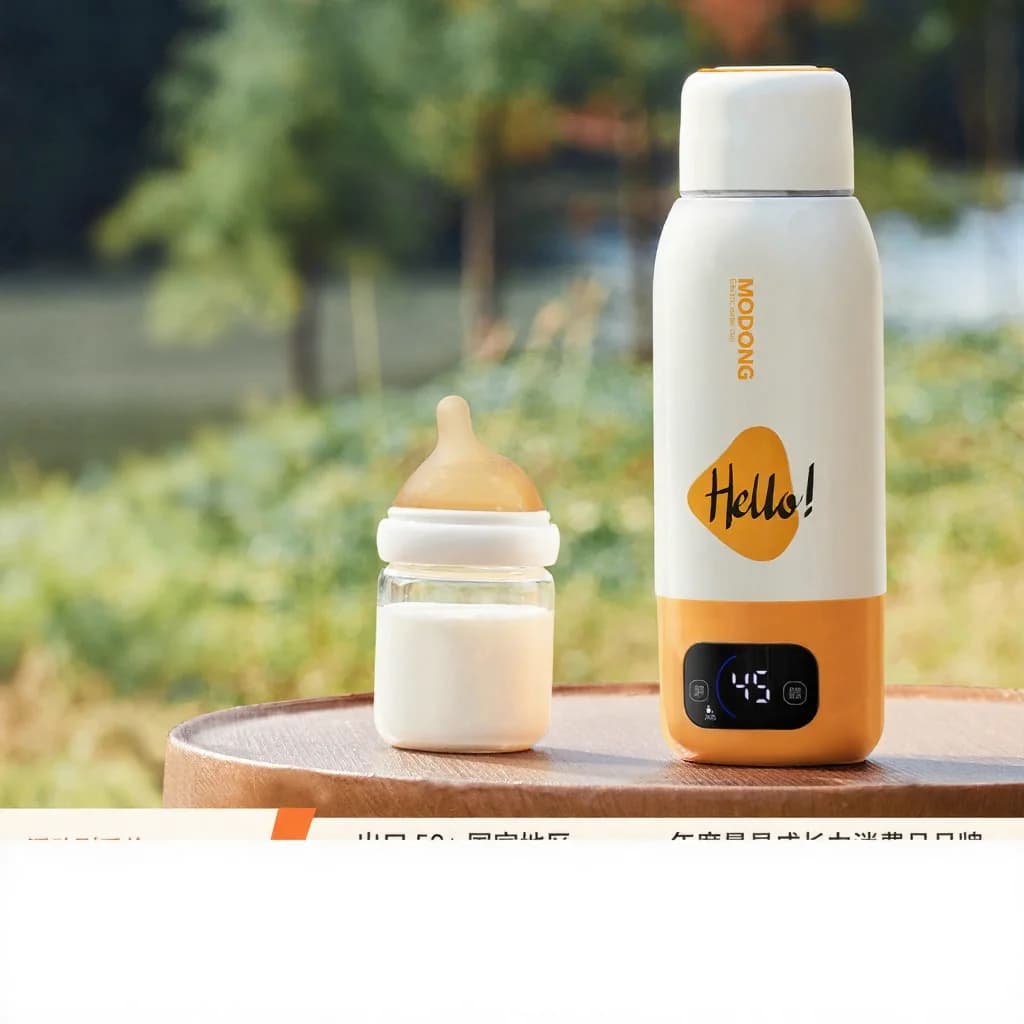 Prenosný ohrievací pohár na detskú výživu 550ml Ultra, varenie zo siete + bezdrôtové udržiavanie teploty