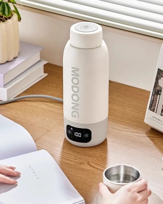 Prenosný elektrický cestovný hrnček na varenie vody 600ml, vnútro z 316 nehrdzavejúcej ocele