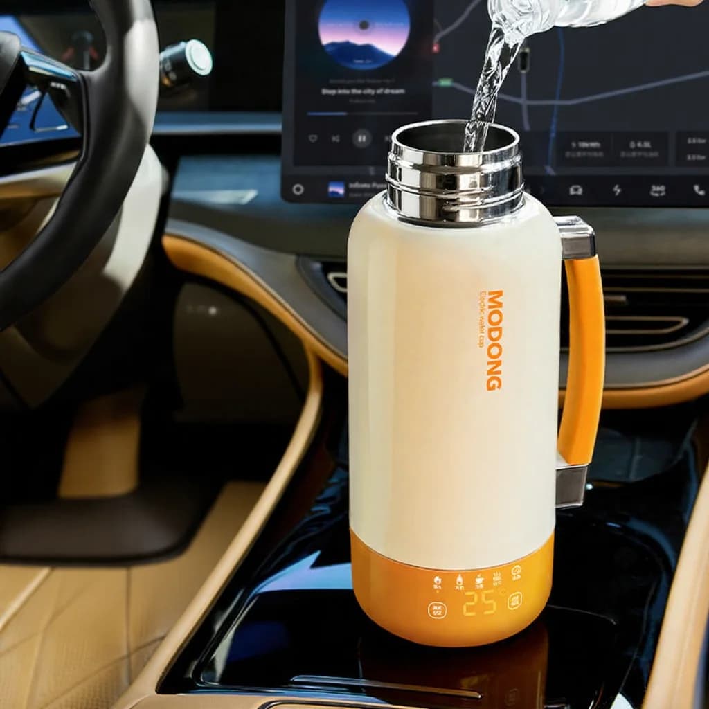 Prenosný elektrický cestovný hrnček na varenie vody s automatickým vypnutím