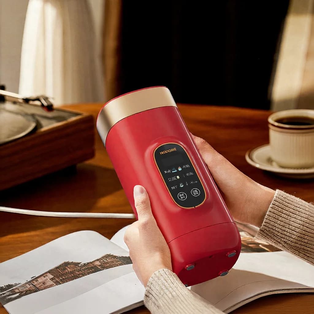 Prenosný elektrický ohrievací hrnček na vodu 650ml 304 vložka 220V