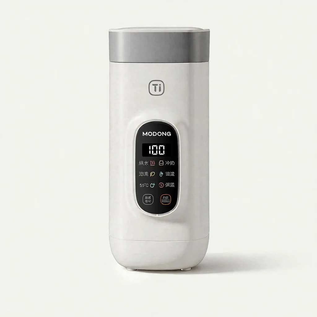 Titánový elektrický cestovný ohrevný hrnček na vodu, 650ml, 220V