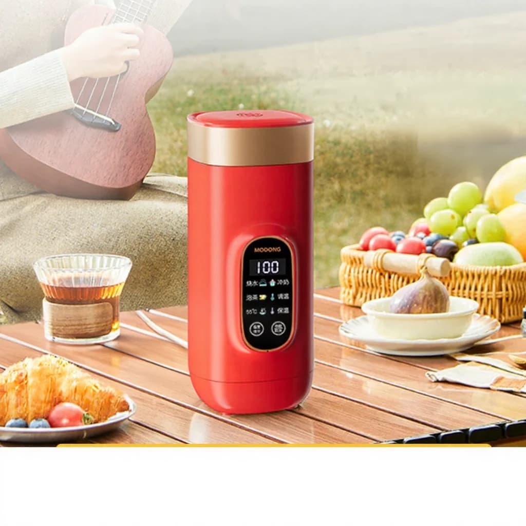 Prenosný elektrický ohrievací hrnček na vodu 650ml 304 vložka 220V