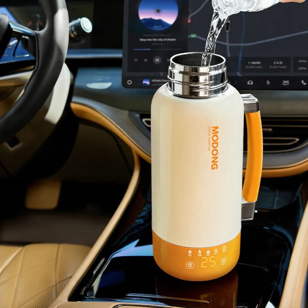 Prenosný elektrický cestovný hrnček na varenie vody s automatickým vypnutím