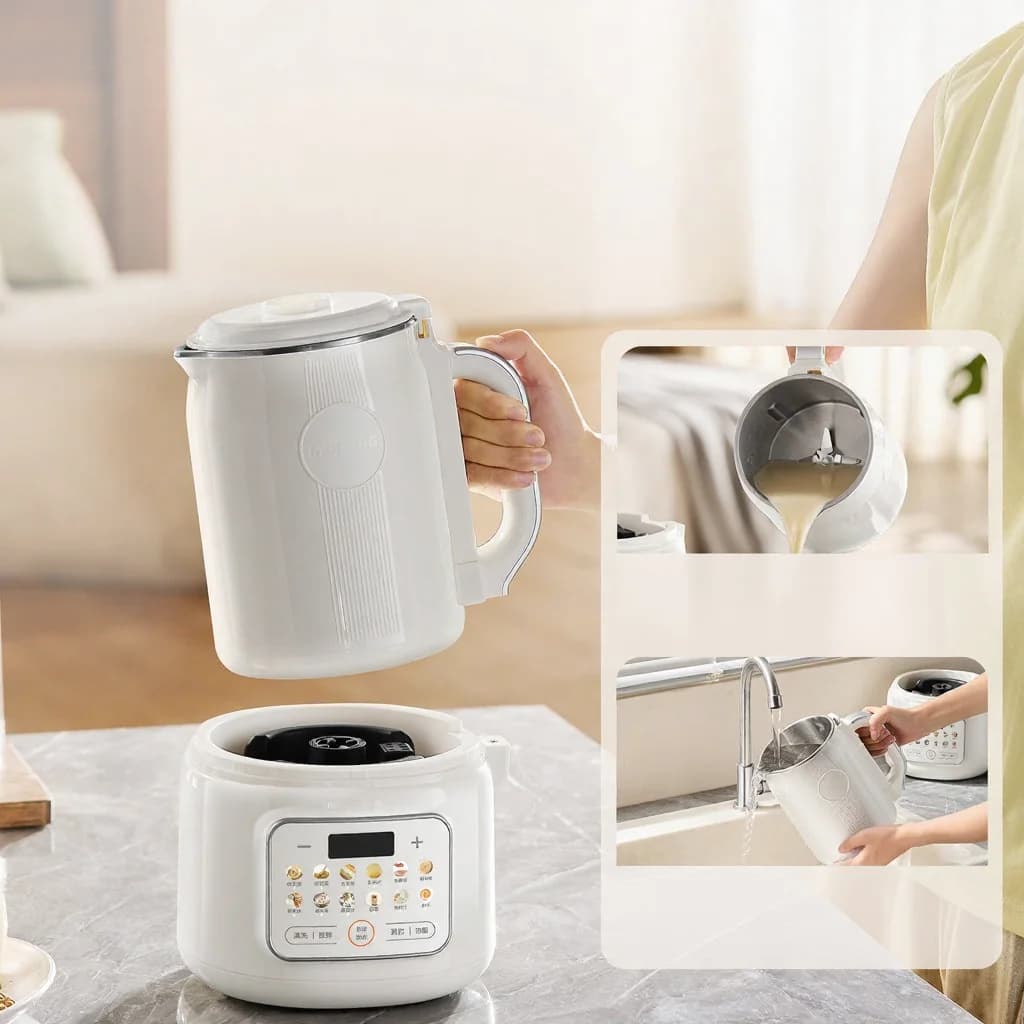 Ohrievací mixér na sójové mlieko so samočistením 800W