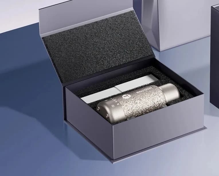 Prenosný titánový elektrický ohrievací hrnček, 1L, dvojitý režim, ohrev