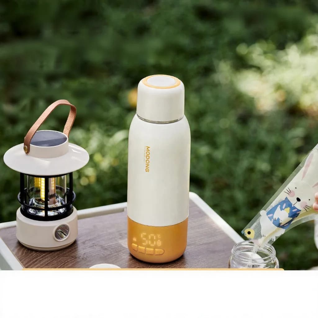 Prenosný elektrický hrnček na ohrev vody pre detskú výživu, 550ml