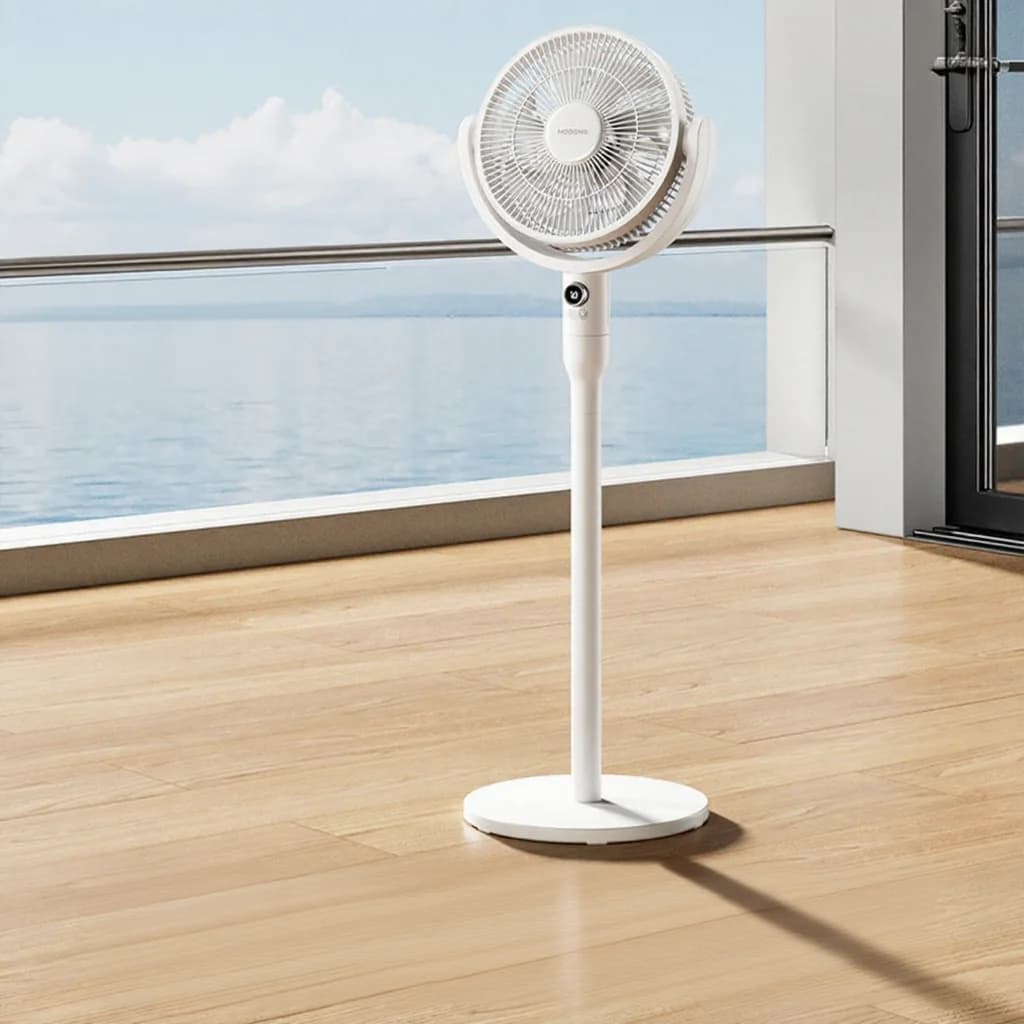 Smart stolný cirkulačný ventilátor s hlasovým ovládaním a osciláciou