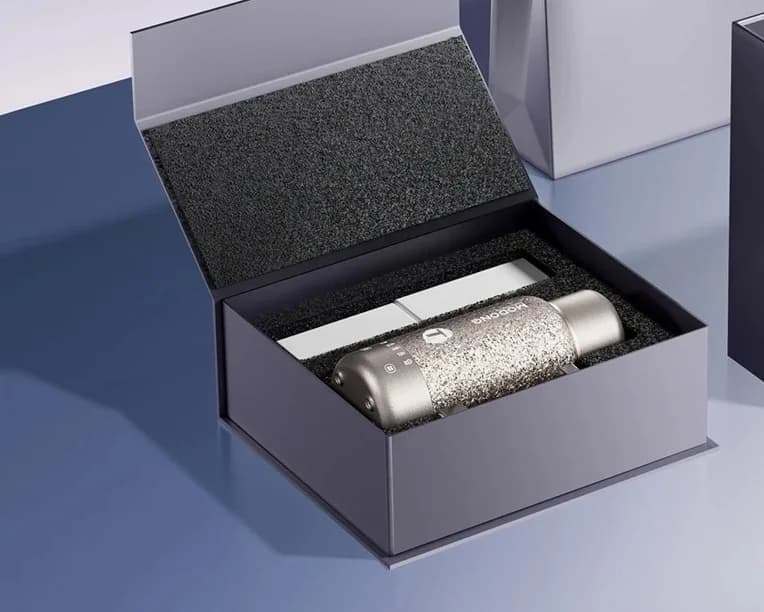 Prenosný titánový elektrický ohrievací hrnček, 1L, dvojitý režim, ohrev