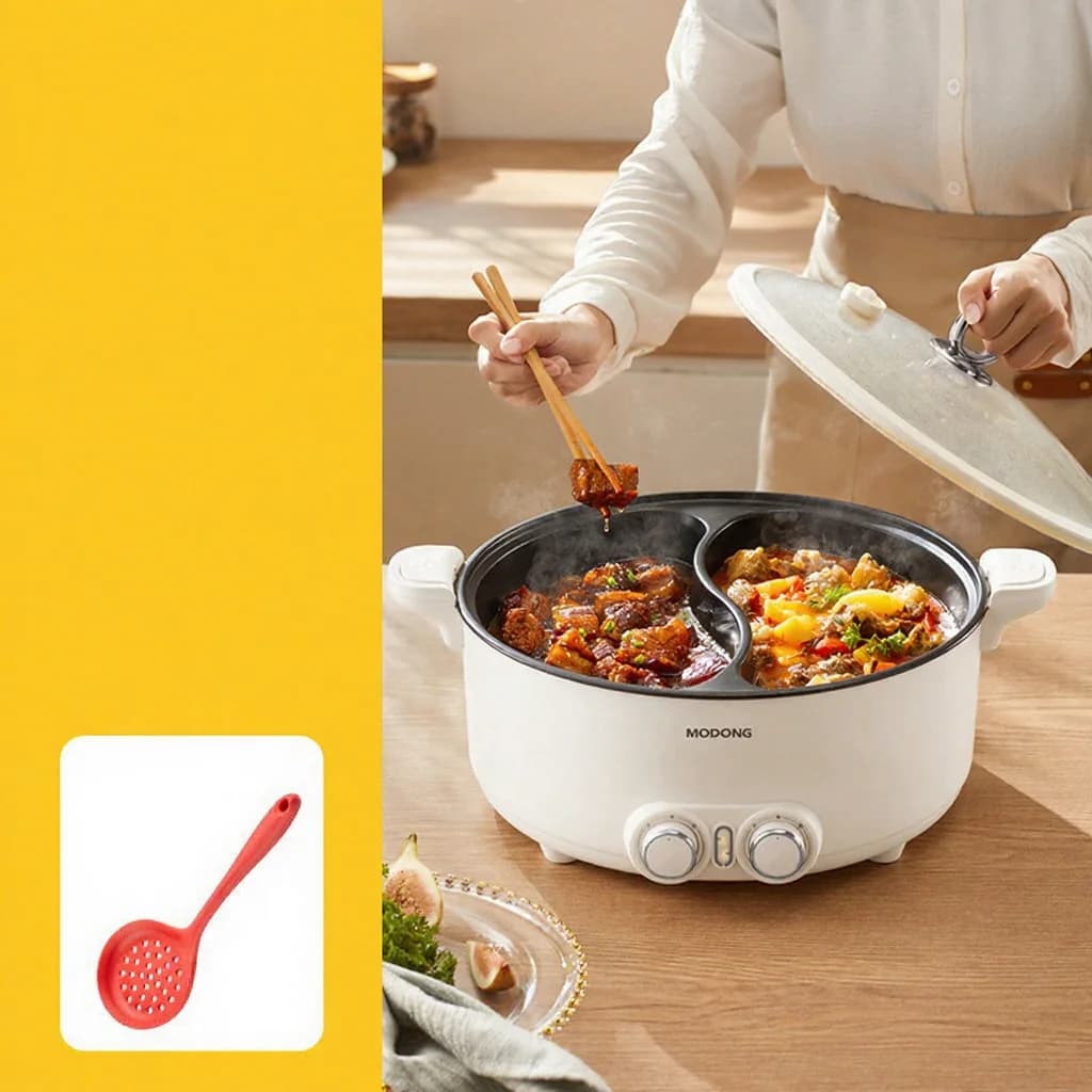 Elektrický dvojzónový hot pot 6L 7L 8L s dotykovým ovládaním