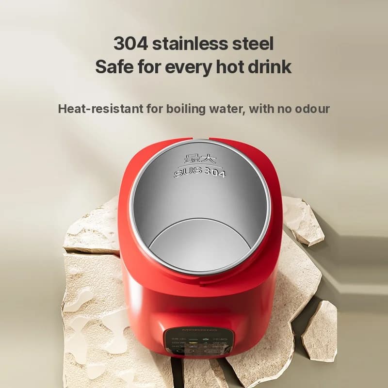 Prenosný elektrický ohrievací hrnček na vodu 650ml 304 vložka 220V