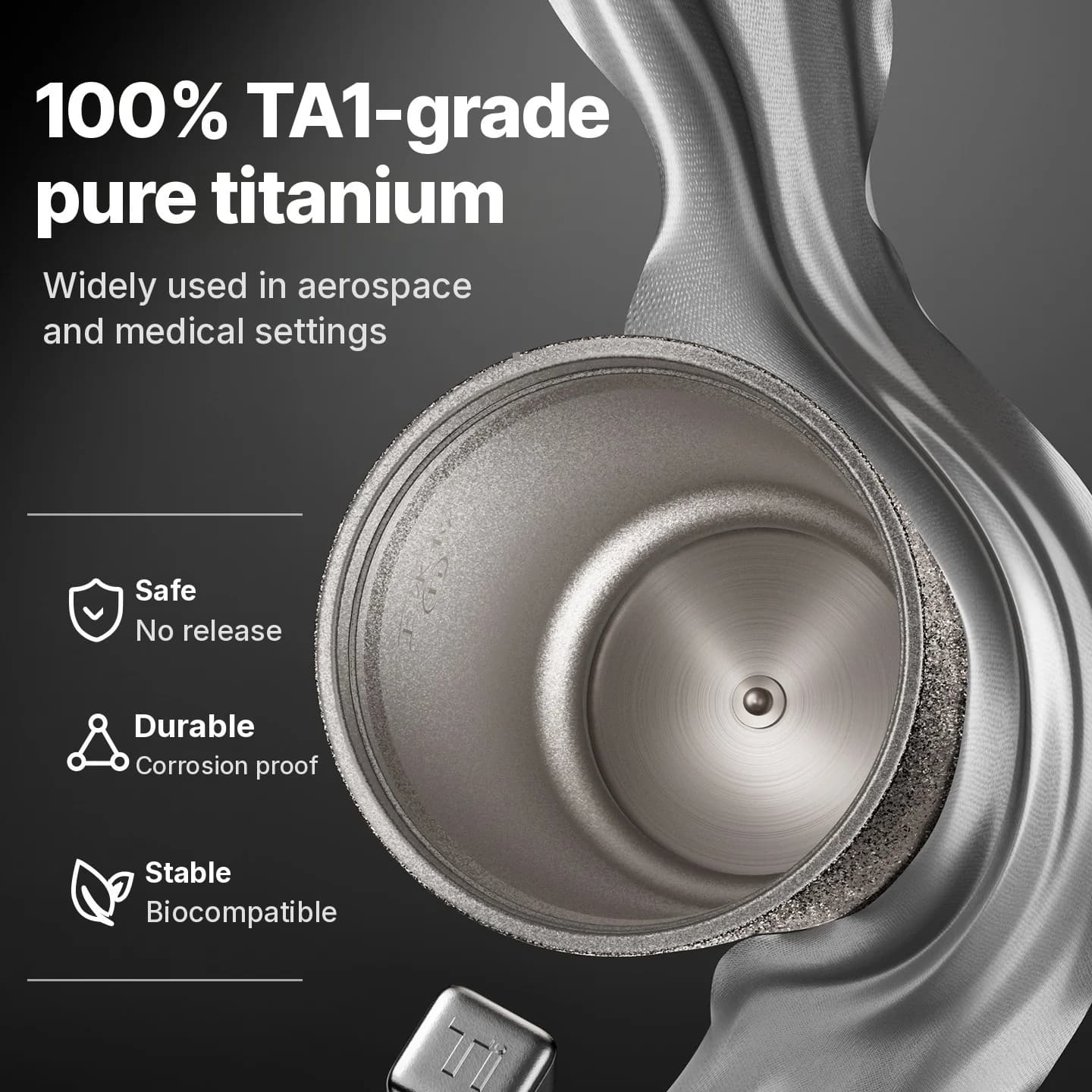 Titánový elektrický cestovný hrnček 400ml s displejom teploty