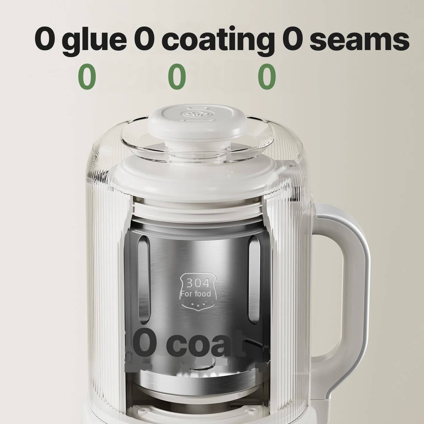 Vyhrievací mixér na sójové mlieko s automatickým čistením 800W
