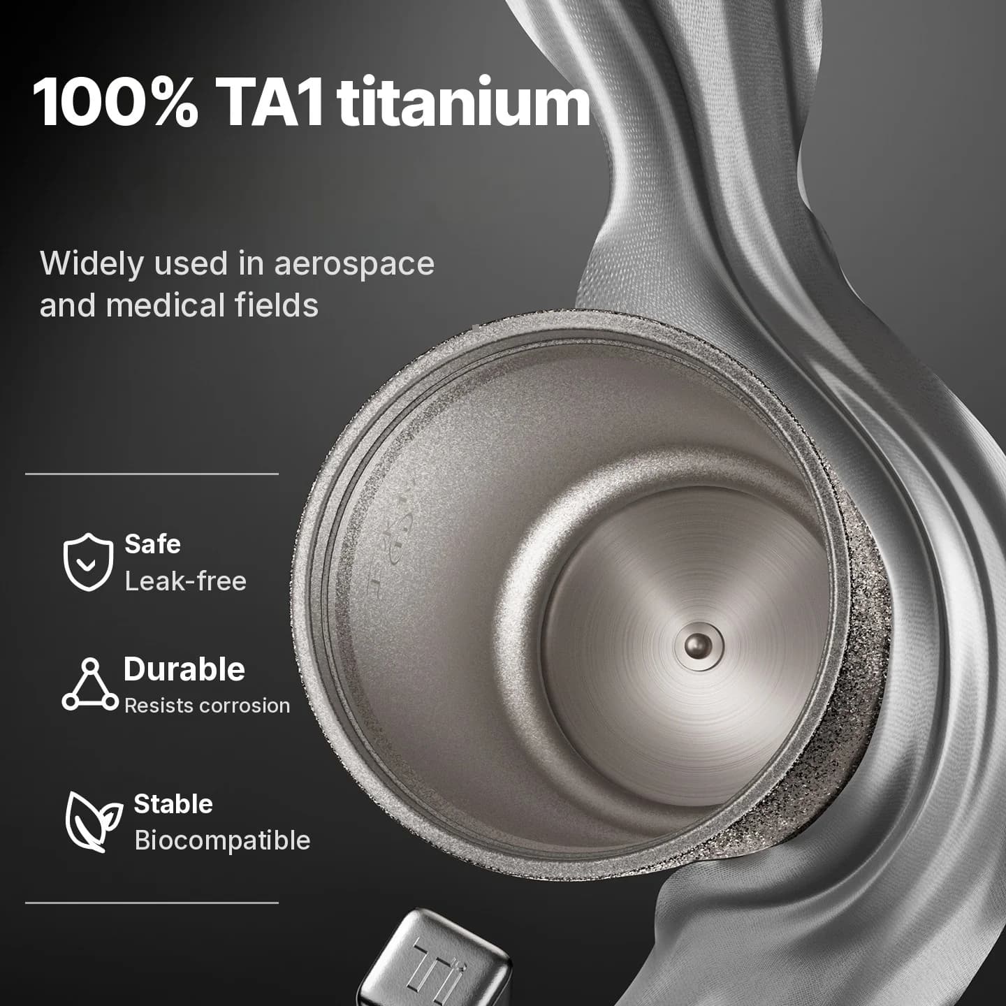 Prenosný titánový elektrický ohrievací hrnček 400ml s ukazovateľom teploty