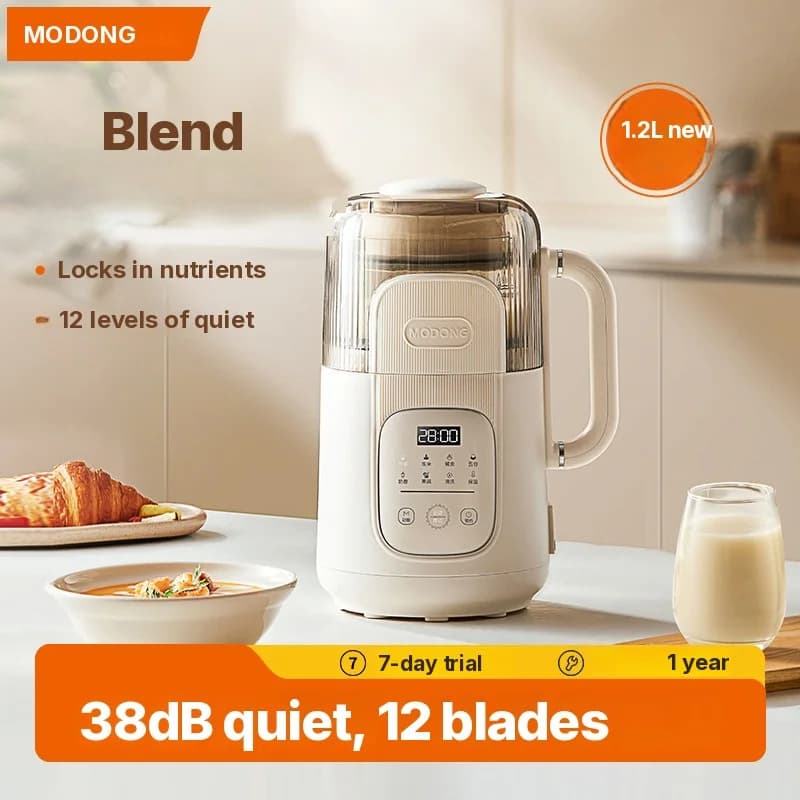 1,2L ohrievaný mixér s dotykovým ovládaním, sklenené telo