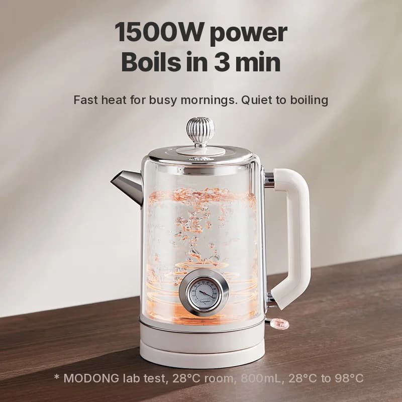 Elektrická kanvica s automatickým vypnutím a udržiavaním teploty 1.8L