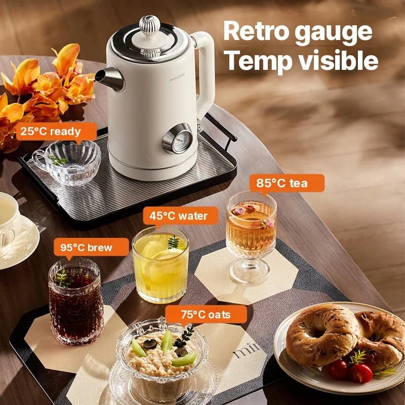 Elektrická kanvica s automatickým vypnutím a udržiavaním teploty 1.8L