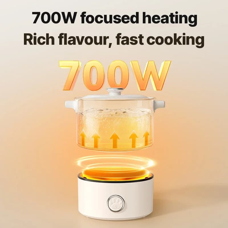 Prenosný skladací elektrický varný hrniec 110V-220V 550W/700W