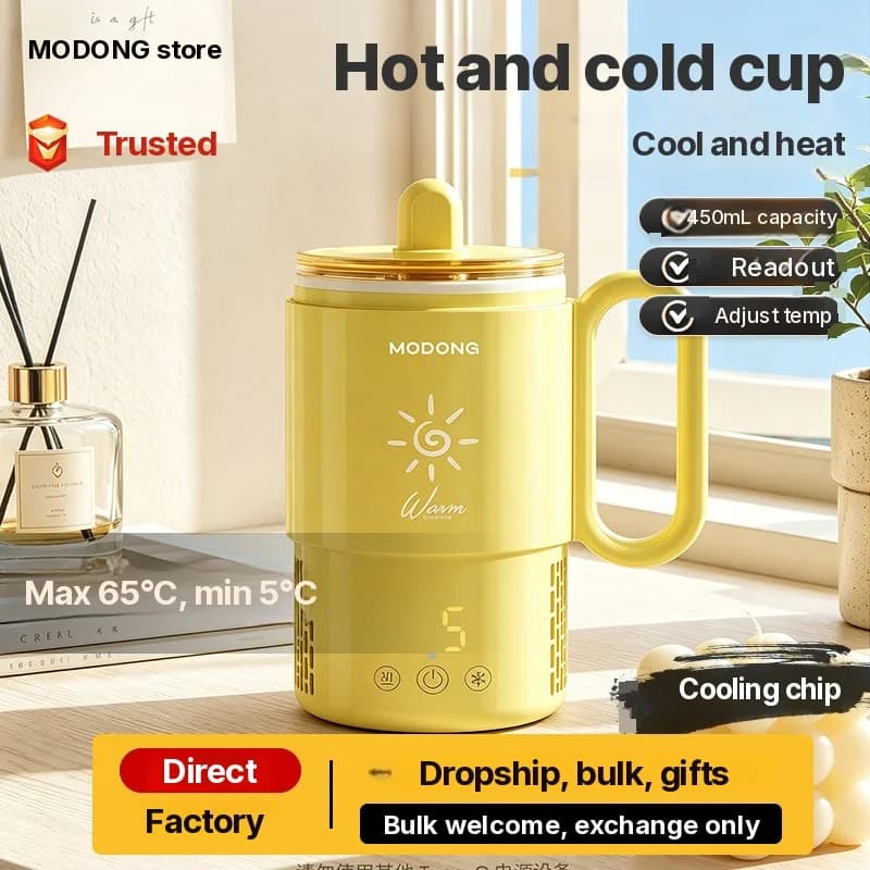 Mini chladiaci a ohrevný pohár 450 mL 36W s dotykovým ovládaním