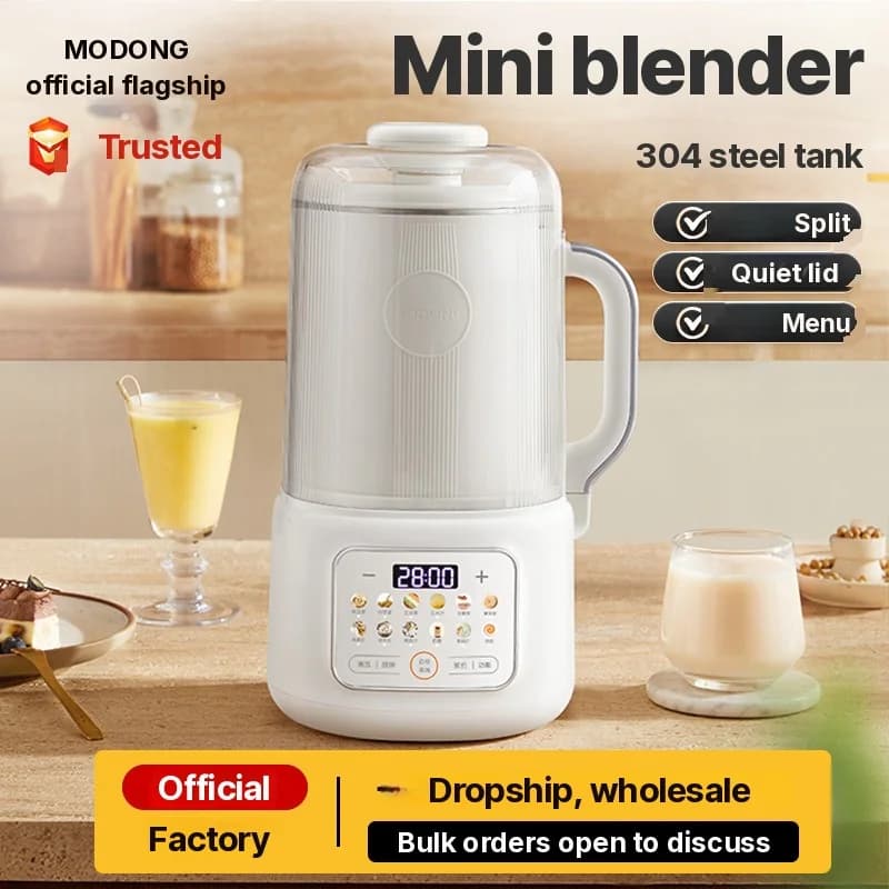 Vyhrievací mixér na sójové mlieko s automatickým čistením 800W