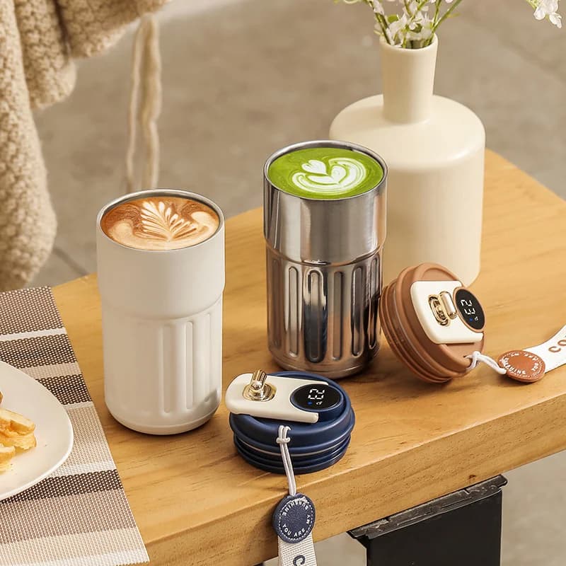 450ml termoska s displejom teploty