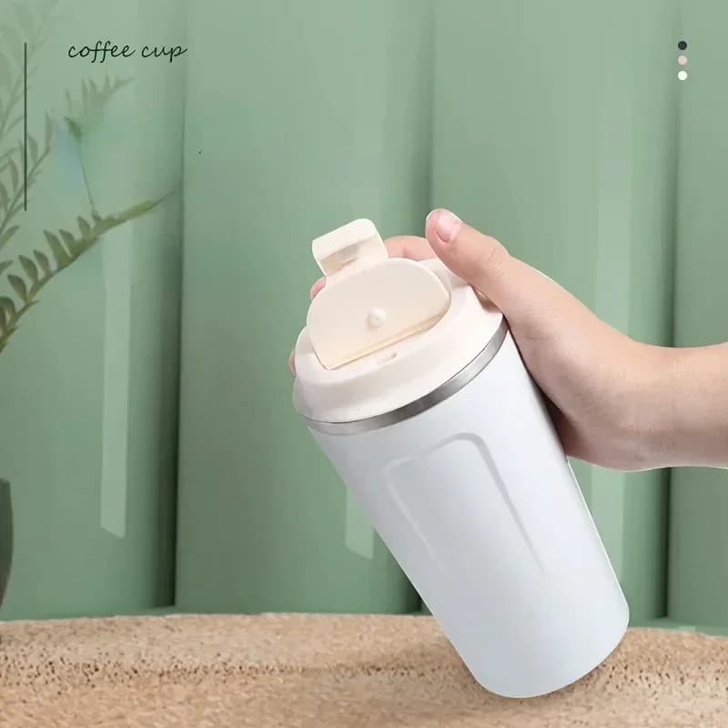 510ml cestovný hrnček na kávu proti vytekaniu