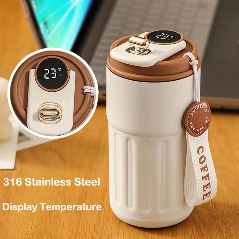 450ml termoska s displejom teploty