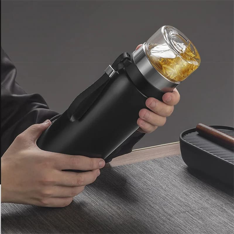750ml/1100ml termoska s čajovým sitkom