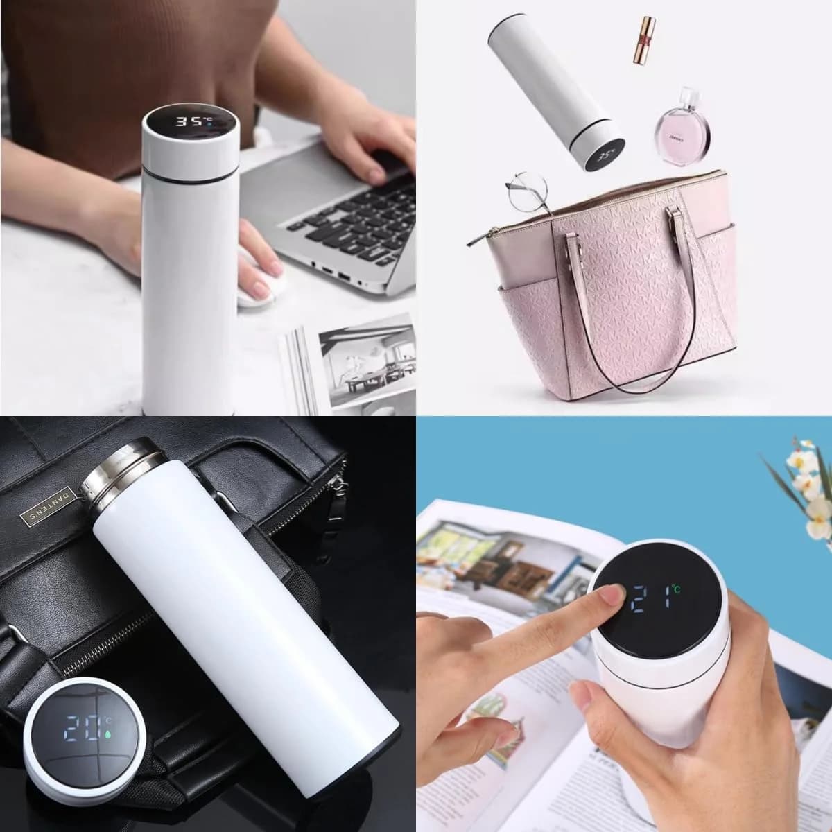 500ml termoska s displejom teploty