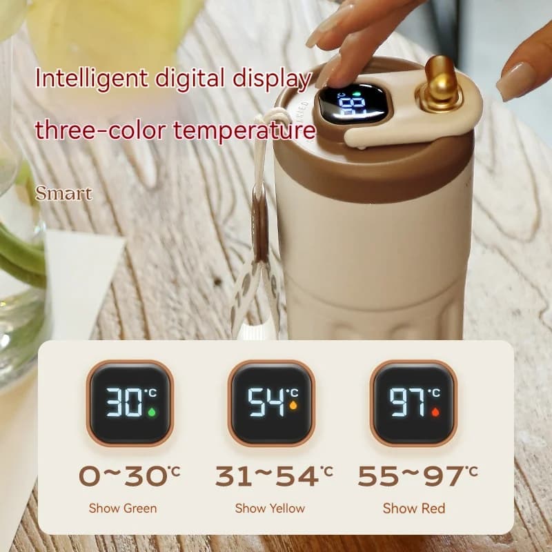 450ml termoska s displejom teploty