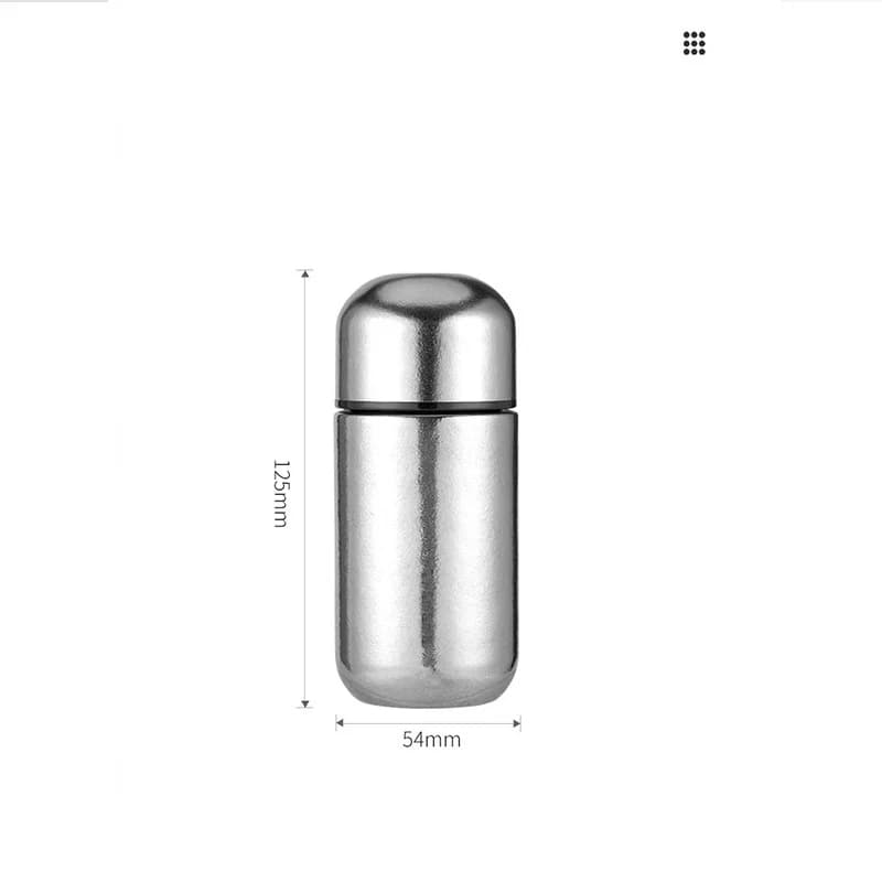 150ml čistá titánová vrecková fľaša