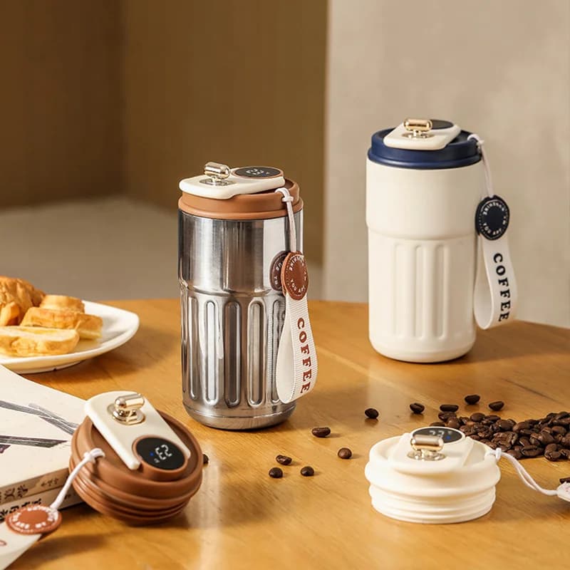 450ml termoska s displejom teploty